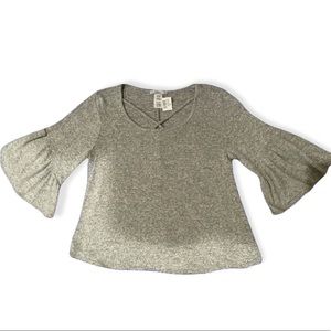 Super soft grey blouse